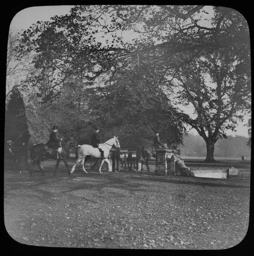 Magic lantern slide gents - slide,