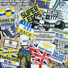 100 leeds united stickers - leeds,