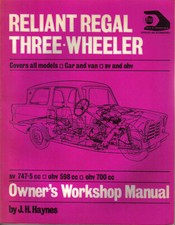 Reliant regal three wheeler - reliant,