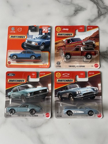 Matchbox cars - matchbox, x4