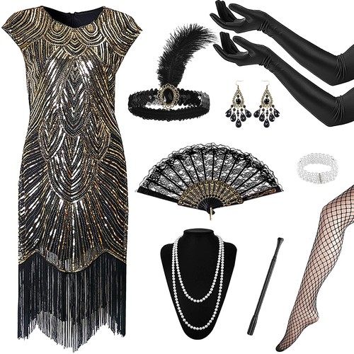 1920s flapper dress - 1920s, &