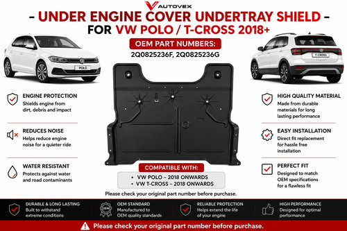 Under engine cover undertray - under,