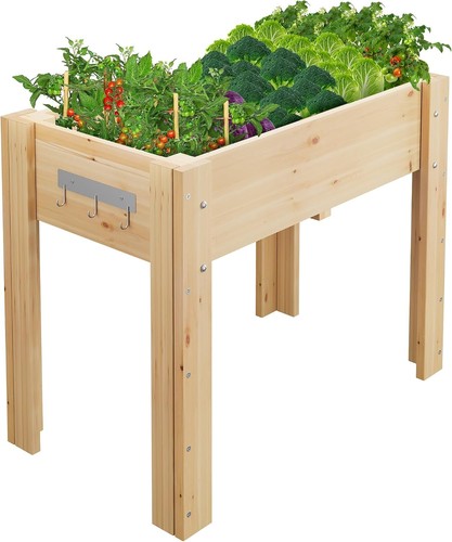 Elevated raised garden bed - elevated,