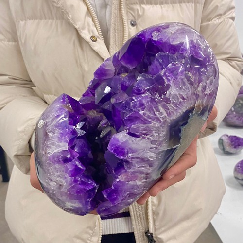 73lb natural amethyst geode - amethyst,