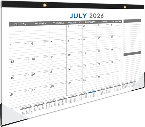 2026 2027 desk calendar - calendar, 18