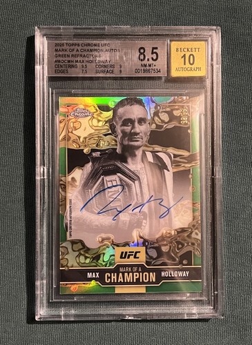 Max holloway ufc topps - max, chrome