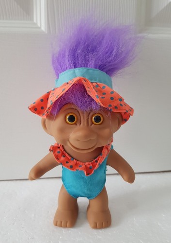 Vintage troll blue swimsuit - -,