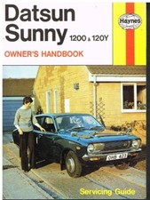 DATSUN 1200 (B110) & 120Y (B210) SUNNY SALOON COUPE ESTATE '70-78 SERVICE MANUAL