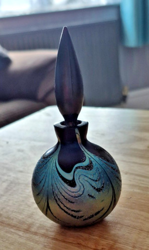 Okra glass perfume - , bottle