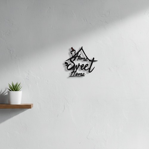 Home sweet plastic wall - home,