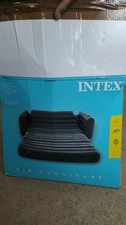 Intex King Size 2-in-1 Inflatable Pull-Out Sofa Bed for Camping and Guest