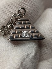 Milano Charms Sterling Silver & Gemstone Pyramid Temple Clip On Charm 925