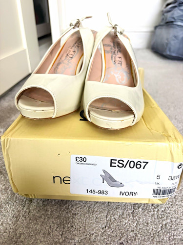 Next ivory patent leather - patent,