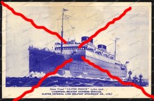 Postcard-Steamship-Ulster Prince-Liverpool-Belfast-Steamboat-Postcard-11
