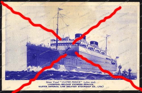 Postcard-Steamship-Ulster