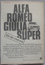 1967 Alfa Romeo Giulia Super