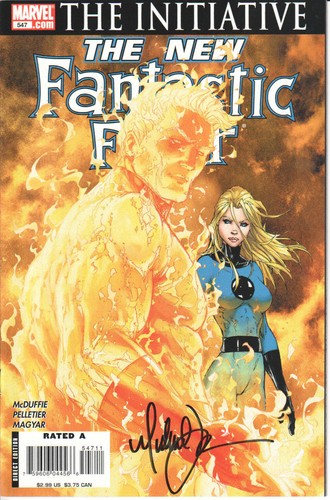 Fantastic four 547 2007 signed - four,