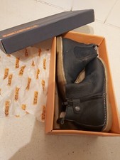 PETASIL unisex Chelsea Style Boots 'KAZ' In Navy Blue UK10.5/EU29