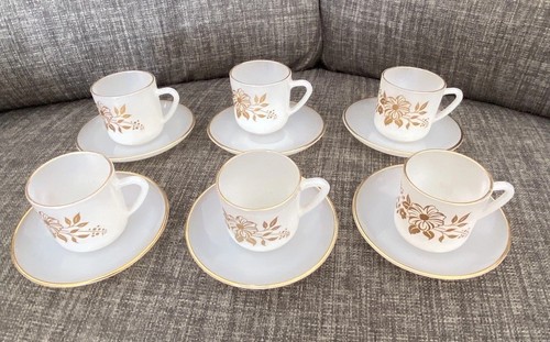 Arcopal demitasse milk glass - milk,