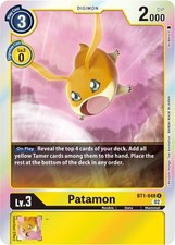 Digimon Patamon [BT1-048] [Resurgence Booster] Foil Near Mint
