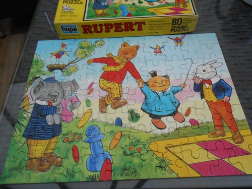 Vintage rupert bear piece - bear,