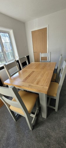 Excellent quality oak dining - excellent,