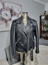 biker jacket women size 14 used