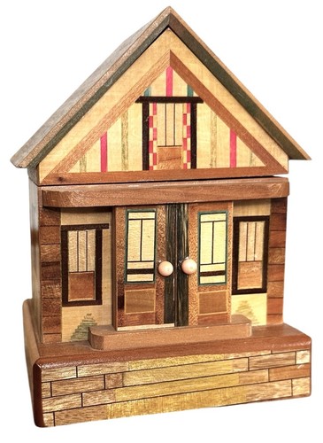Yosegi house box safe - yosegi,