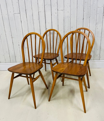 Vintage ercol dining chairs - vintage,