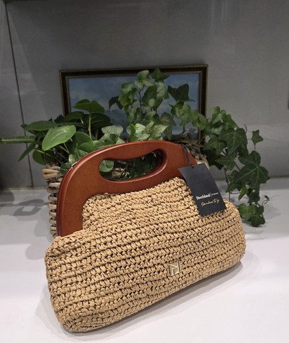 River island raffia clutch bag - island,