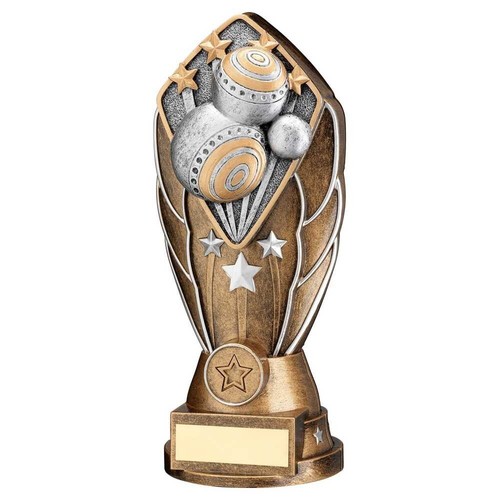 Diamond lawn bowls trophy - diamond,