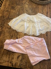 Zara Pyjama Bottoms And White