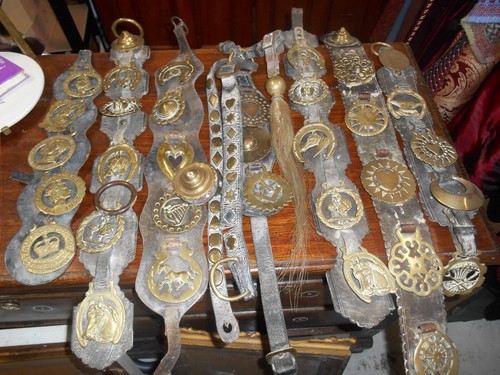 Old original brass horse - old,