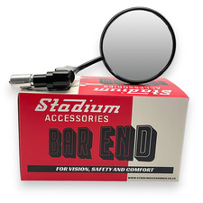 Stadium Black Round Bar End