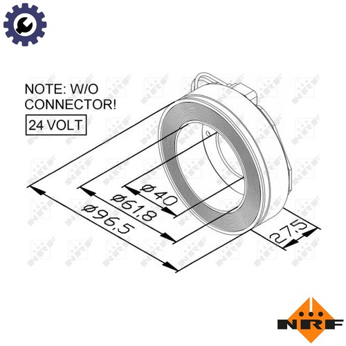 Coil magnetic clutch - coil,
