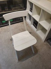 Old Vintage Painted Wooden Kitchen Single Chair