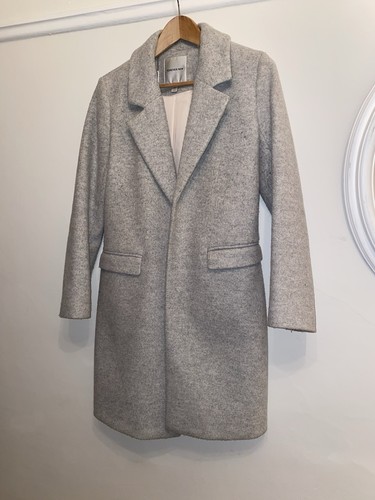 Ladies grey wool effect - ladies,