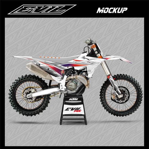 Custom graphics kit ktm sx - mx, kit:
