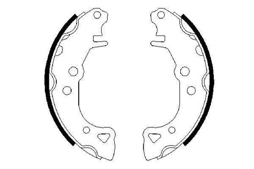 Bosch 0986487252 brake shoe - bosch,