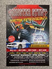 A3 small Monster Stunt Extravaganza monster truck FMX bike poster - Southend