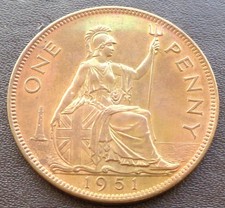 1951 George VI Proof Penny