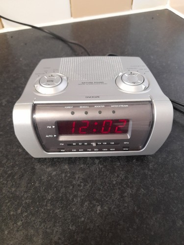 Clock radio with nature sounds - clock,
