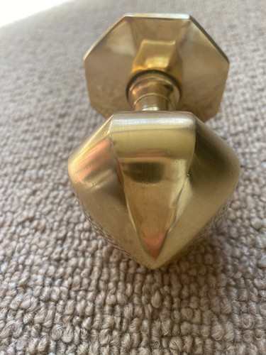 Reclaimed brass front - brass,