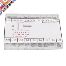 1Box Watch Back Case or Eyeglasses Silver Mini Screw 1.2mm 1.4mm 2.0mm Diameter