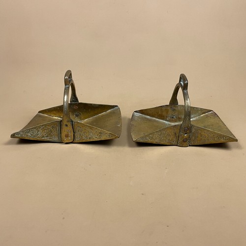 Antique saddle stirrups pair - saddle,