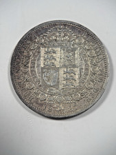 1887 Victoria Half Crown •