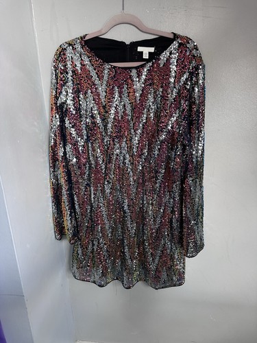 Sequin chevron rainbow - h&m,