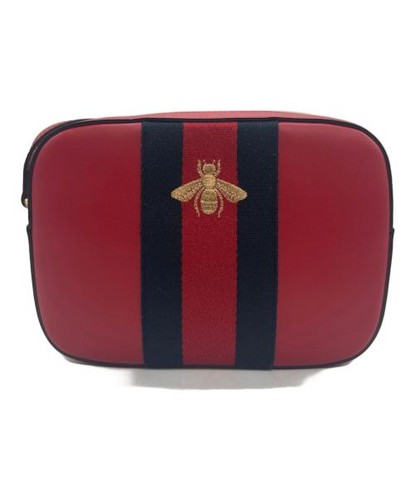 Gucci webbing bee shoulder bag - bee,