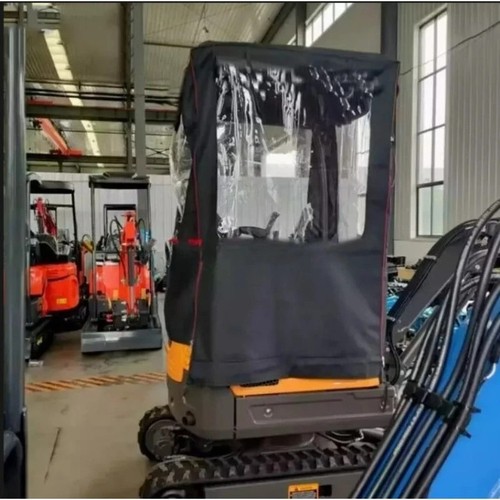 Mini excavator thicken - excavator, rain