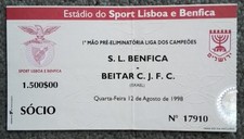 Benfica V Beitar Jerusalem
